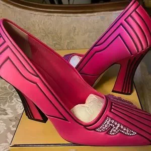 パンプス FENDI PINK PUMPS Fendi Pink Pumps Size 36, Heels 7.5 cm, Women's Footwear